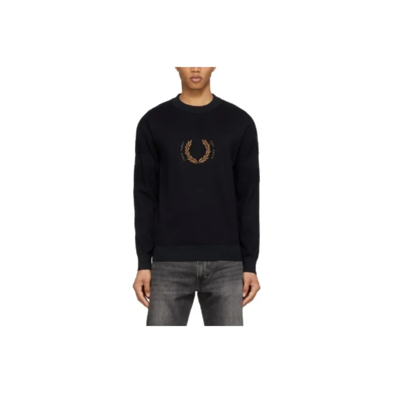 FRED PERRY Sweatshirt Men's Black-0