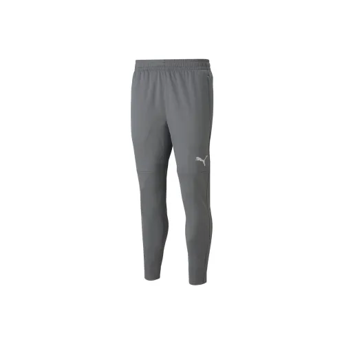 PUMA TEAMFINAL TRAINING PANTS SMOKED PEARL PU Knitted Sweatpants Men's Gray