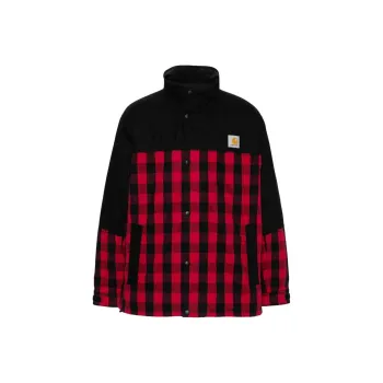 JUNYA WATANABE Logo Patch Checked Jacket