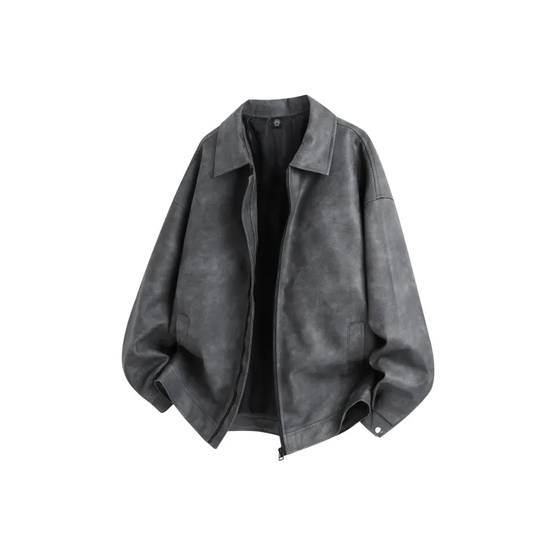 Supremo Cat Leather Jacket Unisex-0