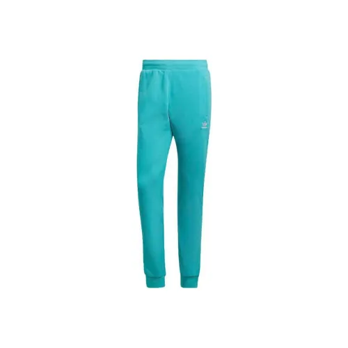 Adidas Knitted Sports Pants Men's Blue