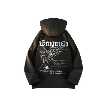 BENGEN Jackets Coats Unisex _Option1 Black White