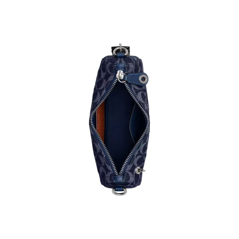 COACH Swinger Iconic Denim Handbag Small Size Women's-3