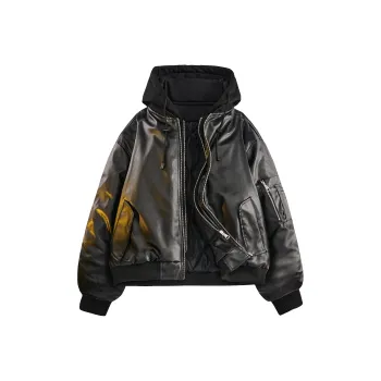 Hurley Leather Jackets Unisex