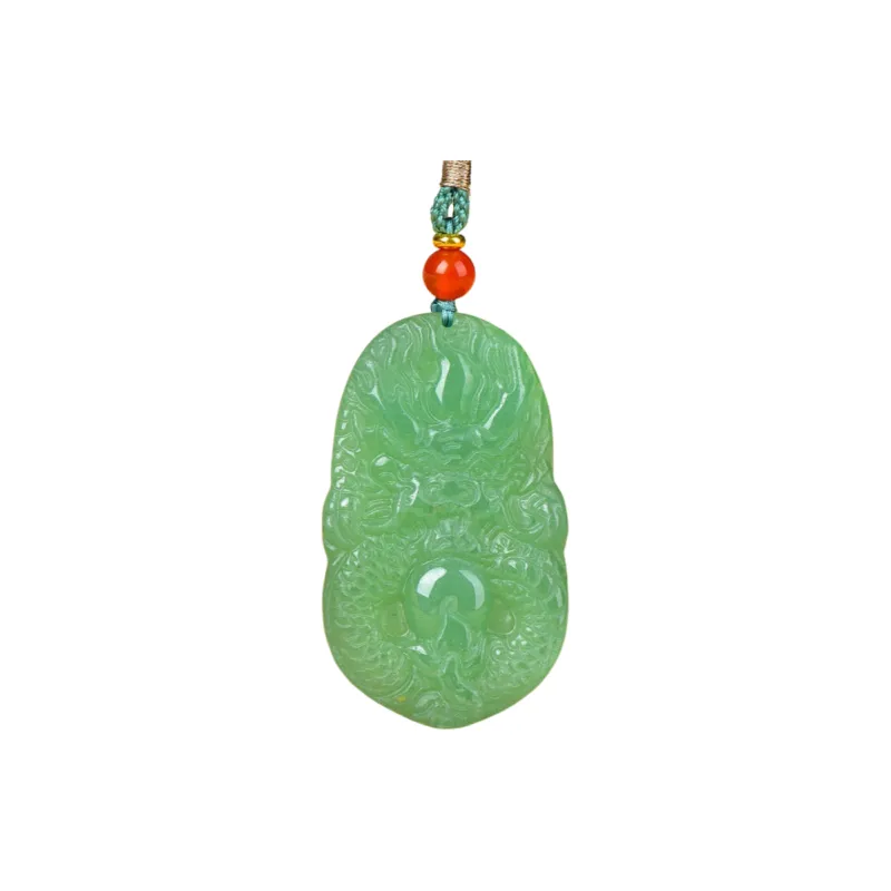 HUWEI Aventurine Jade Necklaces Unisex-0