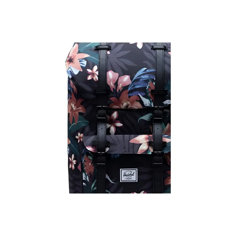 Herschel Little America Little America Series Polyester Backpack Regular Unisex Floral Black-4