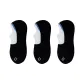 [3 Pack]Black/Black/Black