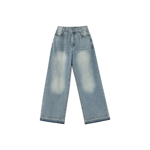 TURNTHETABLES Jeans Unisex Light Blue