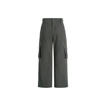 GOSNACE Cargo Pants Unisex Gunmetal Gray