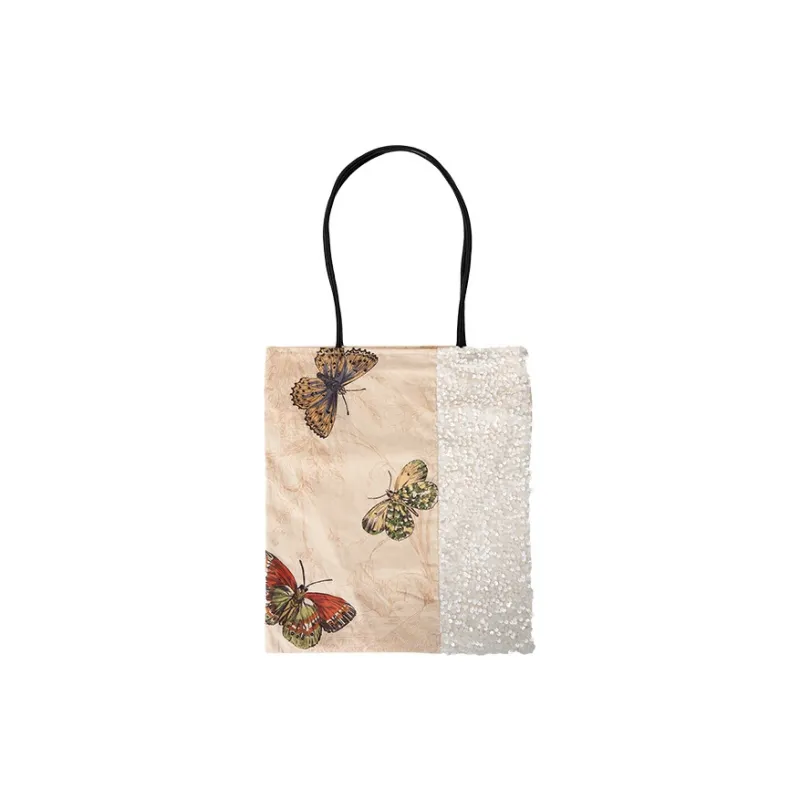 The British Museum Fabric Shoulder Bag Women's Ecru-0