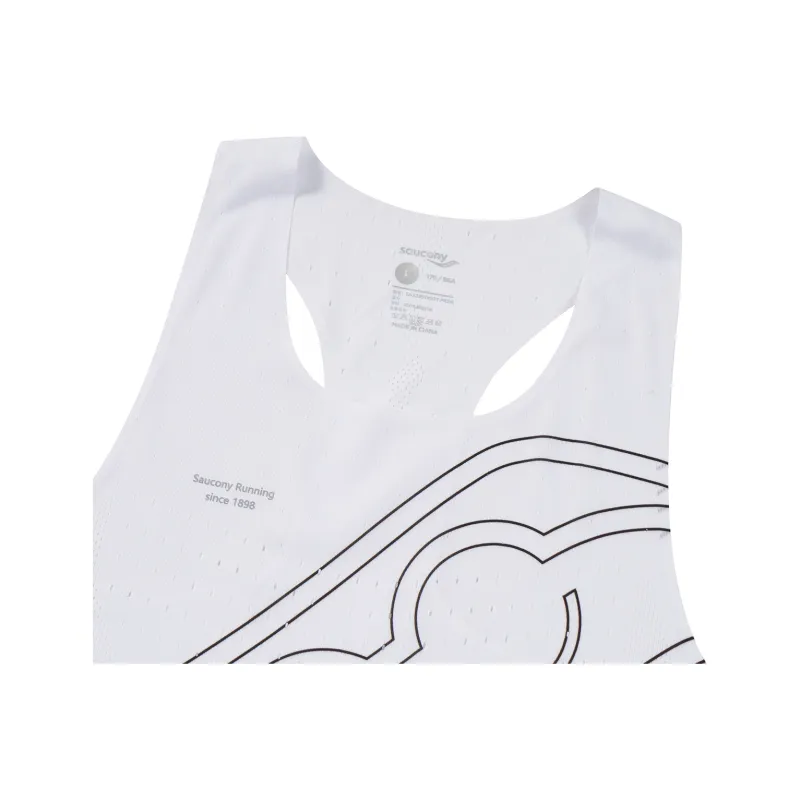 Saucony Tank Tops Men's Pure Gray Coffee Gradient Print-4