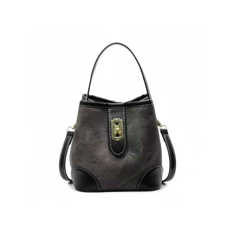 FEO PU Bucket Bag Handbag Regular Women's Multicolor-7