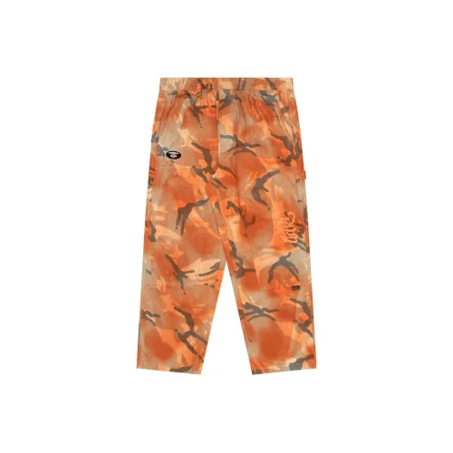 Aape Spray Paint effect Camouflage Trousers