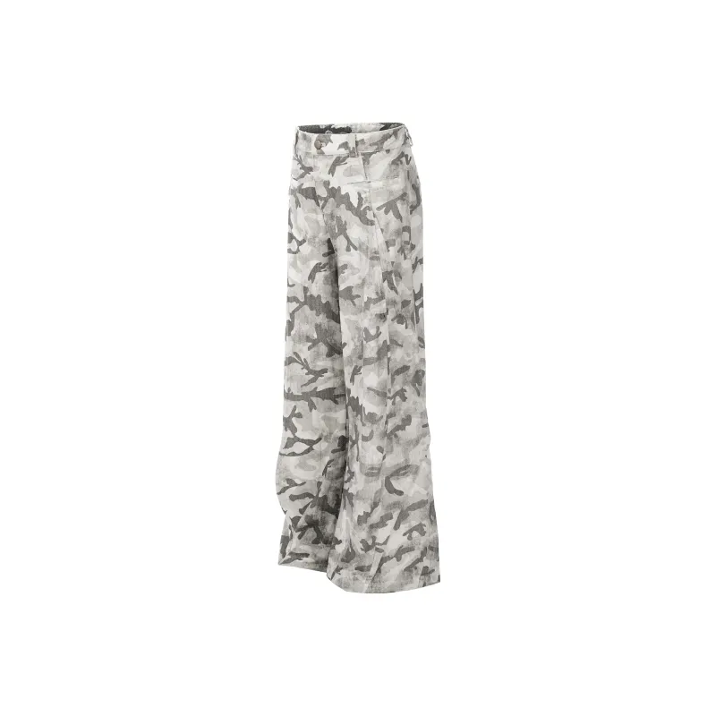 Beam Mix With Kimchi x LBPC X PickleClub Jeans Unisex Gray Camouflage-2