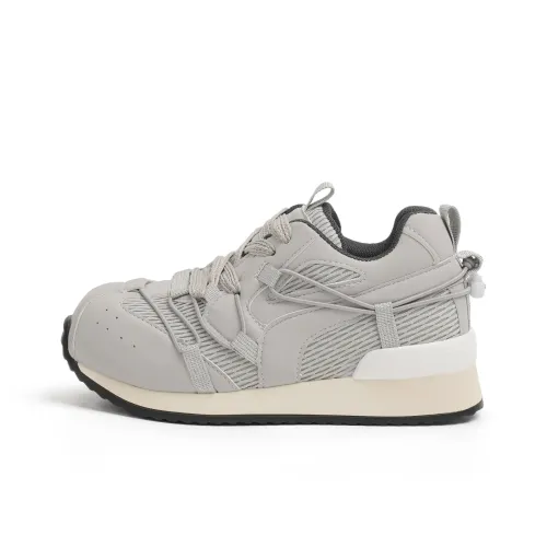 IHBOZ Abrasion Resistant Support Lightweight Height Increasing Low Top Casual Shoes Women's Gray