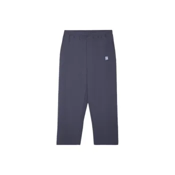 New Era Blue And White Porcelain Series Knitted Sweatpants Unisex Navy Blue