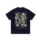 Navy Blue (White Rose Embroidery)
