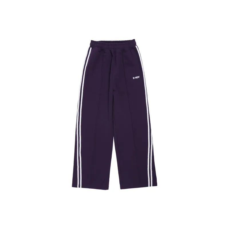 NERDY Casual Pants Unisex Dark Purple-0