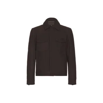 PAIGE Leather Jacket Men's Brown