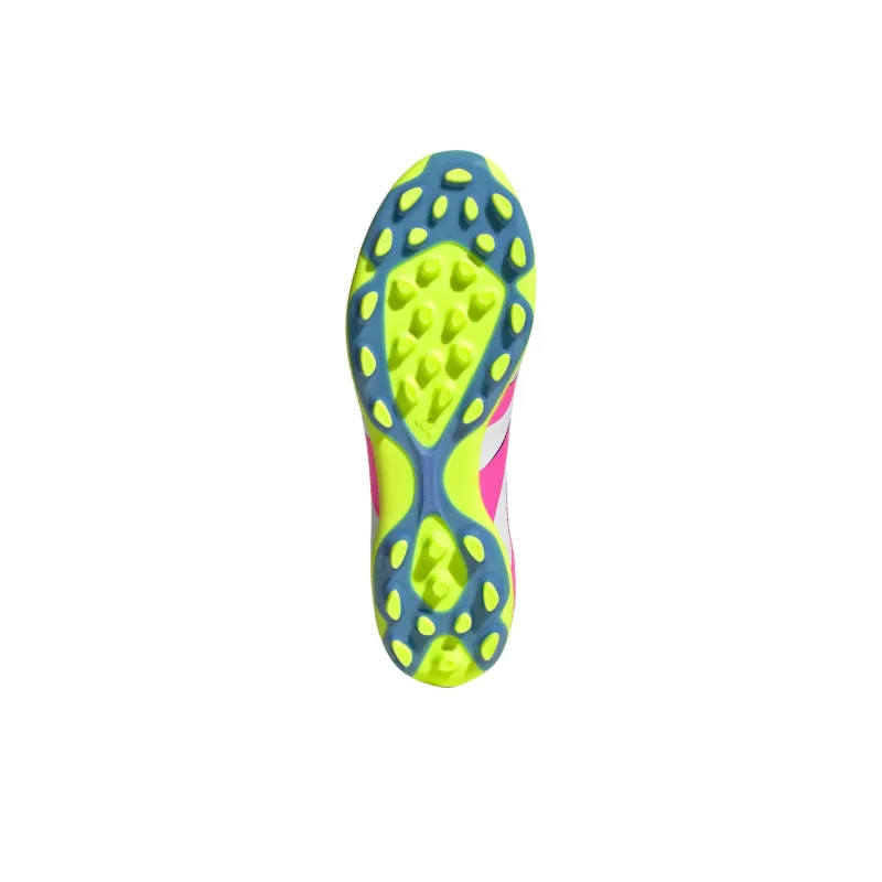 Adidas Predator League Ag Cloud White Lucid Pink Lucid Lemon-5