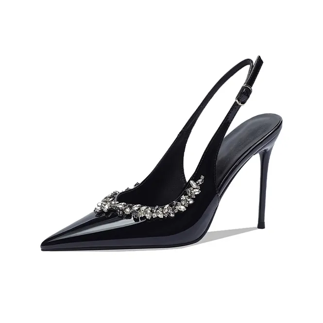 BANWEIDIYA Slim Heel High Heels Women's-5