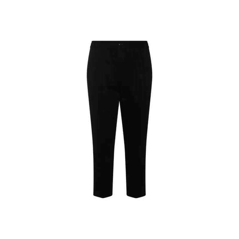 AMIPARIS Elastic Waist Straight Leg Trousers-0