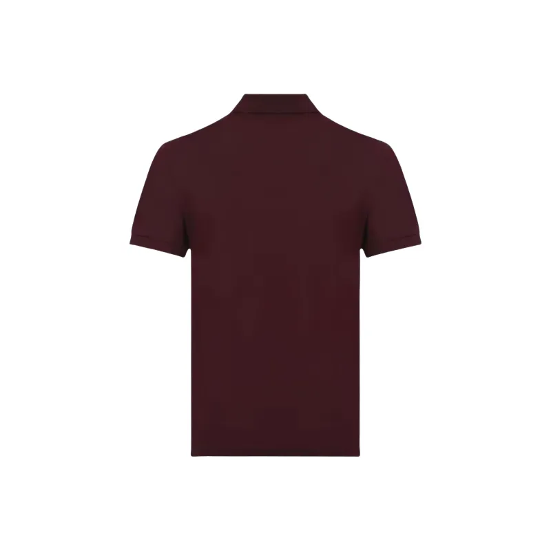 Burberry Polo Shirt Men's Burgundy-1