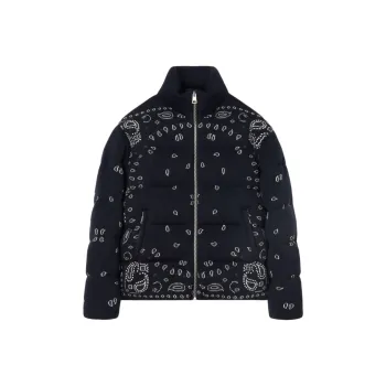 Alanui Paisley Printed Zipped Padded Jacket
