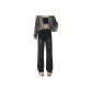 Monkey Black Thickened and Fleece-Lined