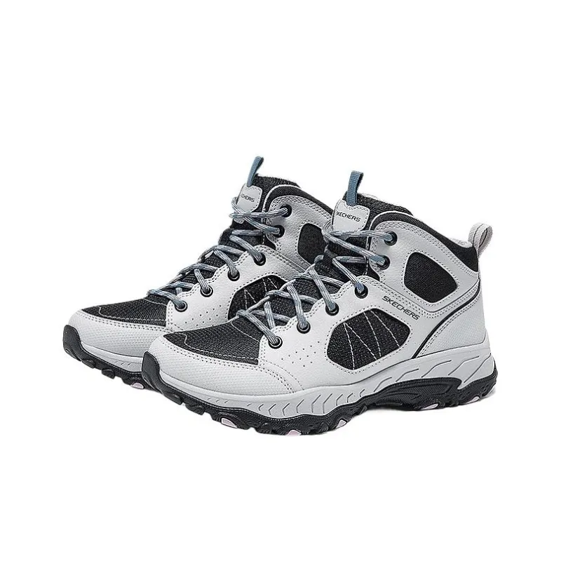 Skechers OUTDOOR Cushioning, Slip Resistant, And Abrasion Resistant Mid Top Outdoor Shoes Women's Gray-2