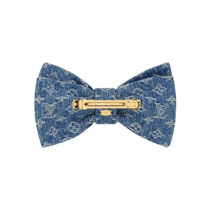 LOUIS VUITTON Milky Denim Hairclip-2
