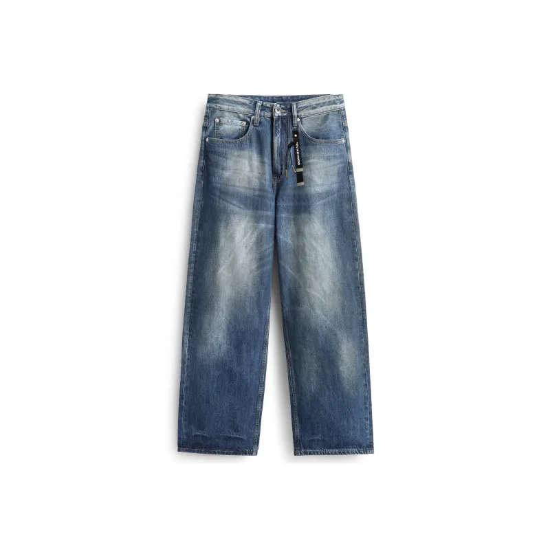 *EVAE+MOB Jeans Unisex Dirty Blue-0