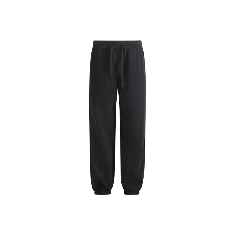 CHINISM Knitted Sports Pants Unisex Black-0