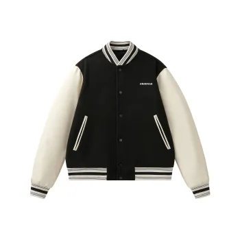 GROGNAK Baseball Jacket Unisex Black