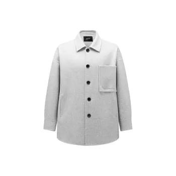 HERBEL Trench Coat Men's Light Gray