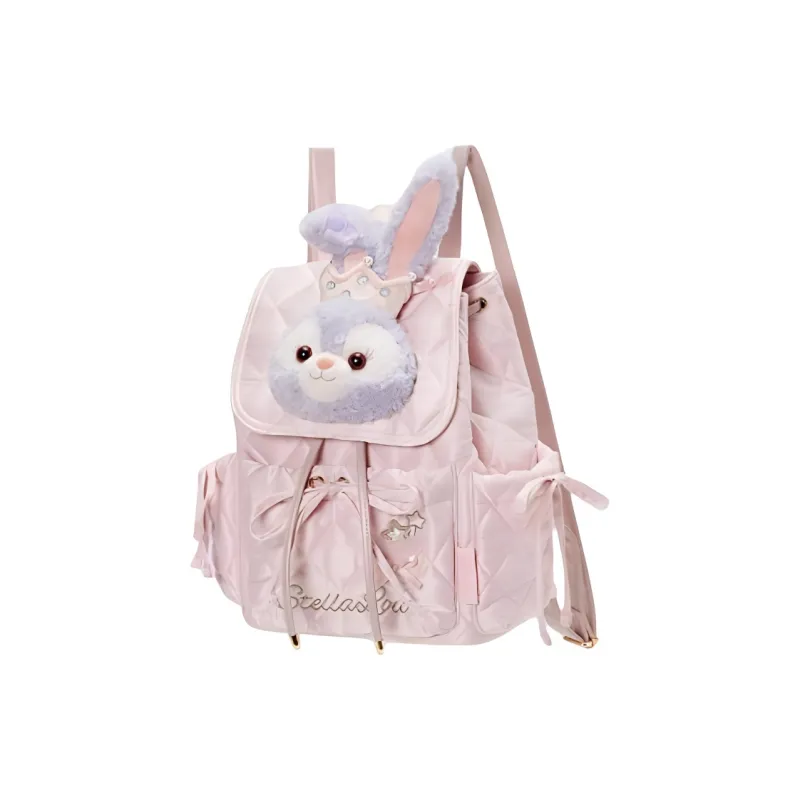 Disney Polyester Backpack Women's Pink-1