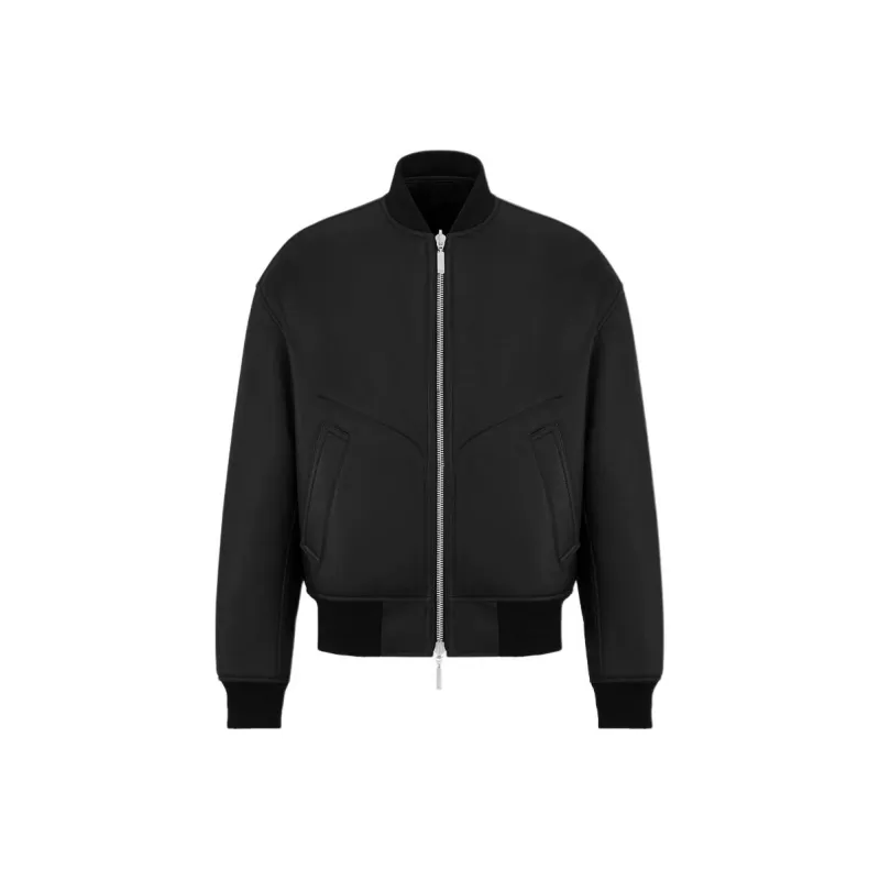 DIOR Leather Jacket Men's Black-0