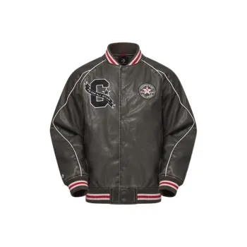 Converse AW24 Baseball Jacket Men's Army Green