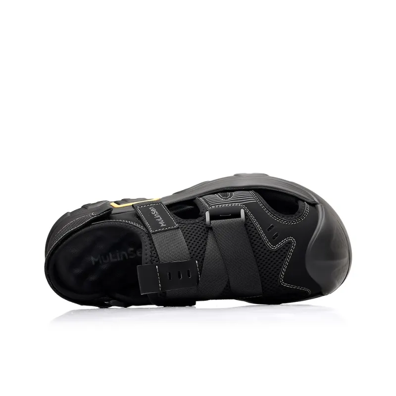 Mulinsen Slip Resistant, Breathable, Anti Collision, Lightweight River Trekking Shoes Men's-1