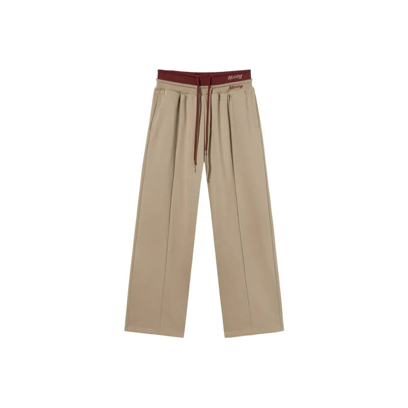 Mmlg Casual Pants Unisex Khaki-0