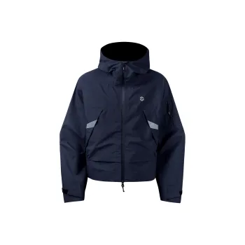 GUUKA TECH Trench Coat Unisex Dark Blue