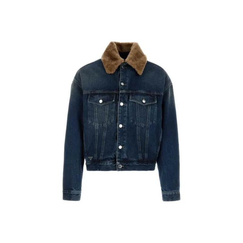 PRADA Padded Denim Jacket-0