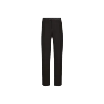 DIOR Pants With Dior Oblique Belt Casual Pants Men's Black