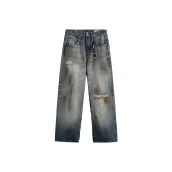 *EVAE+MOB Jeans Unisex Vintage Blue