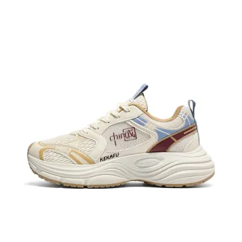 KEKAFU Cushioning, Slip Resistant, And Abrasion Resistant Low Top Chunky Sneakers Men's