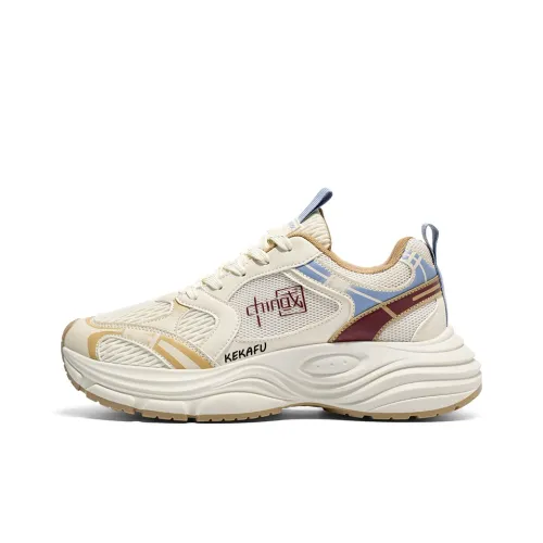 KEKAFU Cushioning, Slip Resistant, And Abrasion Resistant Low Top Chunky Sneakers Men's