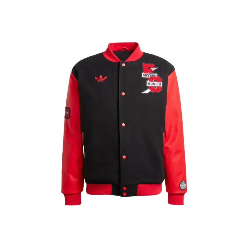 Adidas Originals VRCT FCB Baseball Jacket Unisex Black-0