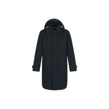 HAZZYS Trench Coat Men's Navy Blue