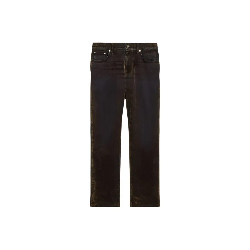 Helmut Lang Jeans Men's Flock Olive-0