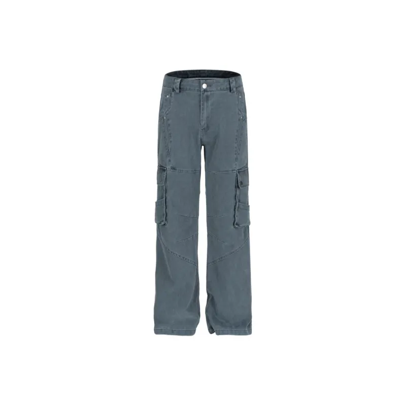 GBXM Cargo Pants Unisex Concrete Gray-0